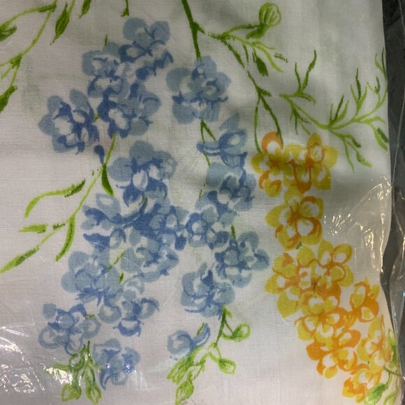Vtg Springmaid Wondercale Floral Full Fitted Double Bed Sheet New 54x76 - Picture 4 of 4